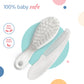 Luvlap Elegant Baby Hair Brush And Comb Set, 0M+ (White)