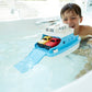 Green Toys Ferry Boat with Mini Cars Bathtub Toy, Blue/White, Standard