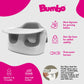 Bumbo Floor Seat Lite Combo - Portable Baby Booster Chair With Tray, Floor Seat For Feeding And Playtime, Extra Legroom For Bigg