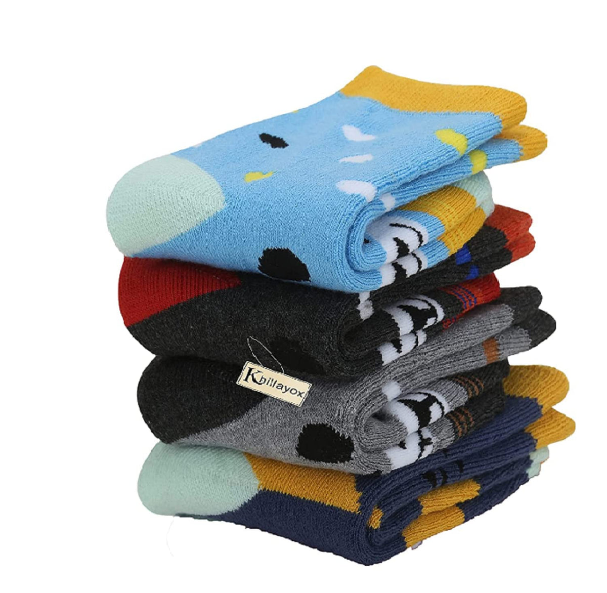 Khillayox Kids Warm Woolen Socks For Kids Winter Socks Ankle Length For Kids Baby Boys And Baby Girls Thick Terry Towel Socks Fo