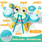 Toddler Drum Set for Kids 1-3, Baby Drum Set 1 Year Old with Light-Up Microphone, Musical Instruments Montessori Learning Toys f