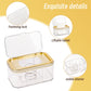 Flenpptly Baby Wipes Dispenser, Wipe Holder Wipes Container Large Capacity Keep Wipes Fresh & Easy To Open (Gold)