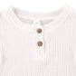 Baby Boys Short Sleeve T-Shirt Tops Elastic Waistband Shorts Set Toddler2Pcs Summer Outfits Clothes (Linen White + Strips, 2-3T)