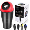 YIOVVOM Plastic Vehicle Automotive Cup Holder PressTop Garbage Can Small Mini Trash Bin Car Trash, Garbage Can For Car Office H
