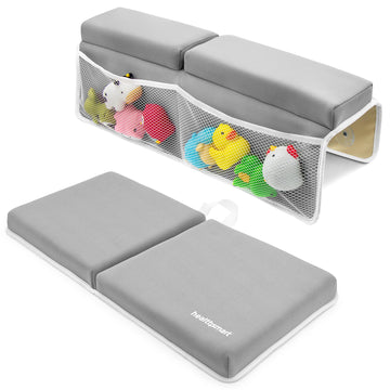 Healthsmart Comfortable Baby Bath Kneeler And Elbow Rest Pad Set | Ultra-Thick Padded Bath Kneeling Pad For Bathing Baby With To