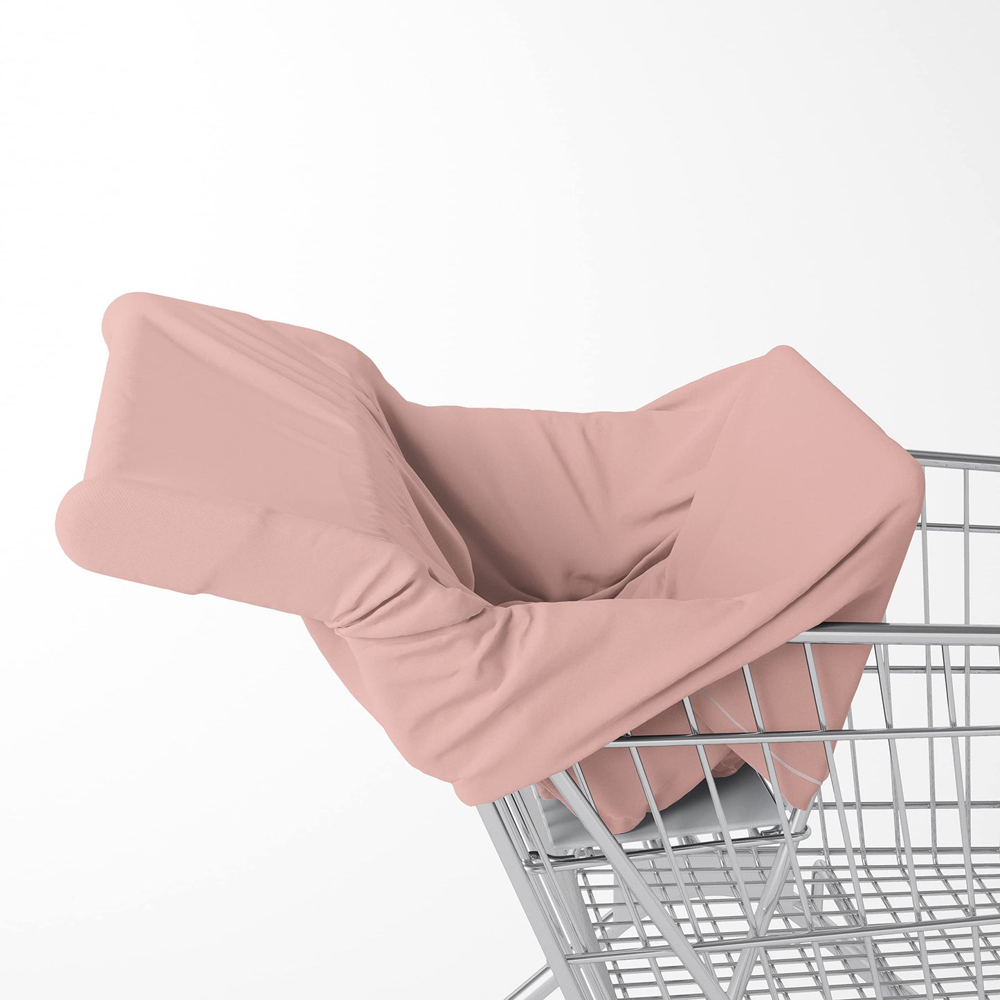 Natemia 4 In 1 Baby Car Seat Cover - Multi-Functional Stretchy & Soft Canopy, Nursing, Shopping Cart, & High Chair Cover