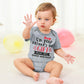 Father'S Day Newborn Outfits Short Sleeves Funny Baby Bodysuits 0-3 Months Baby Boy'S Clothing I'M Your Mom Says You'Re Welcome