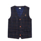 Taojian Baby Vintage Style And Wedding Tuxedo Waistcoat Outfit Suit (As1, Age, 3_Years, Dark Blue)