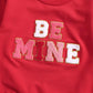 Amnnchya Valentines Day Toddler Baby Girl Outfit Be Mine Long Sleeve Sweatshirt Infant Girls Valentines Day Sweatshirts (Be Mine