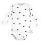 Hudson Baby Unisex Baby Cotton Long-Sleeve Bodysuits, Girl Mommy Pink Navy, 9-12 Months