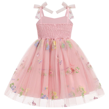 Imekis Fairy Dresses For Girls: 3Rd 4Th Birthday Cake Smash Graduation Kids Baby Smocked Easter Dress Toddler Tea Party Flower G