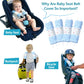 4 Packs Baby Car Seat Straps Cover Shoulder Pads for Baby, Baby Car Seat Belt Pads Seat Belt Covers for All Car Seats/Pushchair/