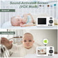 Hellobaby Monitor With 2 Cameras, 2.4'' Portable Travel Screen Baby Monitor No Wifi, 1000Ft Long Range Video Baby Monitor, Night