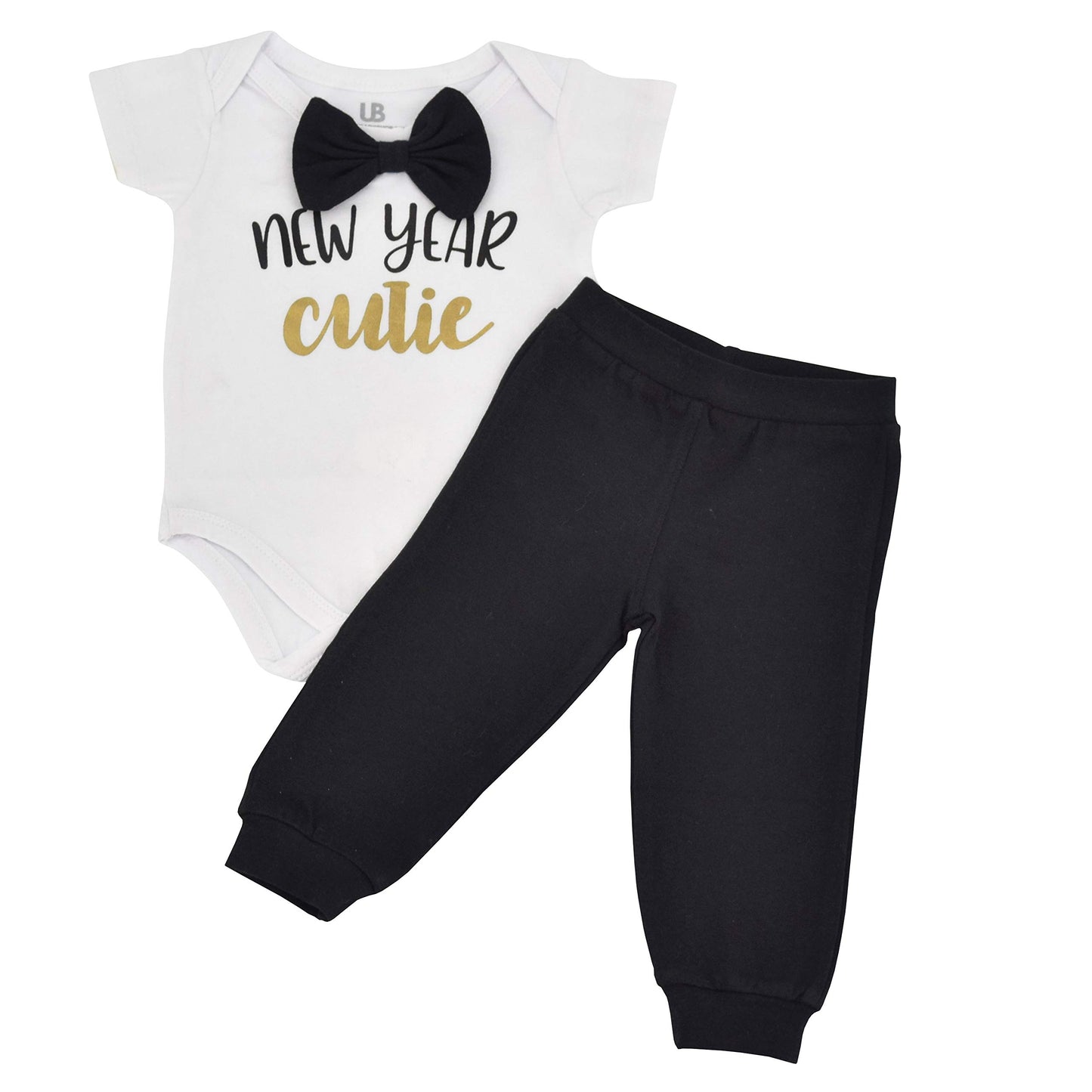 Unique Baby Boys New Year Cutie New Years Outfit Layette Set (12 Months)