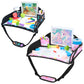 Coolbebe Kids Travel Tray For Toddler Car Seat, 2Pcs Travel Tray For Airplane, Toddler Car Seat Lap Tray, Carseat Table Tray For