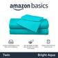 Amazon Basics Kid'S Soft Easy-Wash Lightweight Microfiber 3-Piece Sheet Set, Toddler, Multi Color, Starry Stars