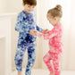 Vaenait Baby Kids Boys Girls Sleepwear Pajamas 2Pcs Set Tiedye-Coral-243 2Xl