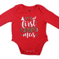 Baby Boys My First Christmas Long Sleeve Outfit Clothes Set (3M, Red)