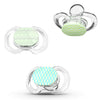 Smilo Baby Pacifier With Orthodontic Design For Healthy Dental Development - Stage 3 For Babies 9+ Months - Pack Of 3X 100% Sili