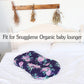 Tanofar Baby Lounger Cover, Newborn Lounger Cover For Girls, Removable Nest Slipcover, Soft Comfortable, Machine Washable, Purpl