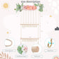 Povetire Headband Holder Hair Bows Organizer For Girls,Hair Bow Organizer Hair Accessories Display Storage Wall Hanging Decor Fo