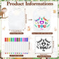 Panitay 100 Pcs Diy Baby Bibs Decorating Kit 50 White Bibs 25 Stencils 24 Fabric Markers 1 Baby Shower Game Sign(Land Animal)