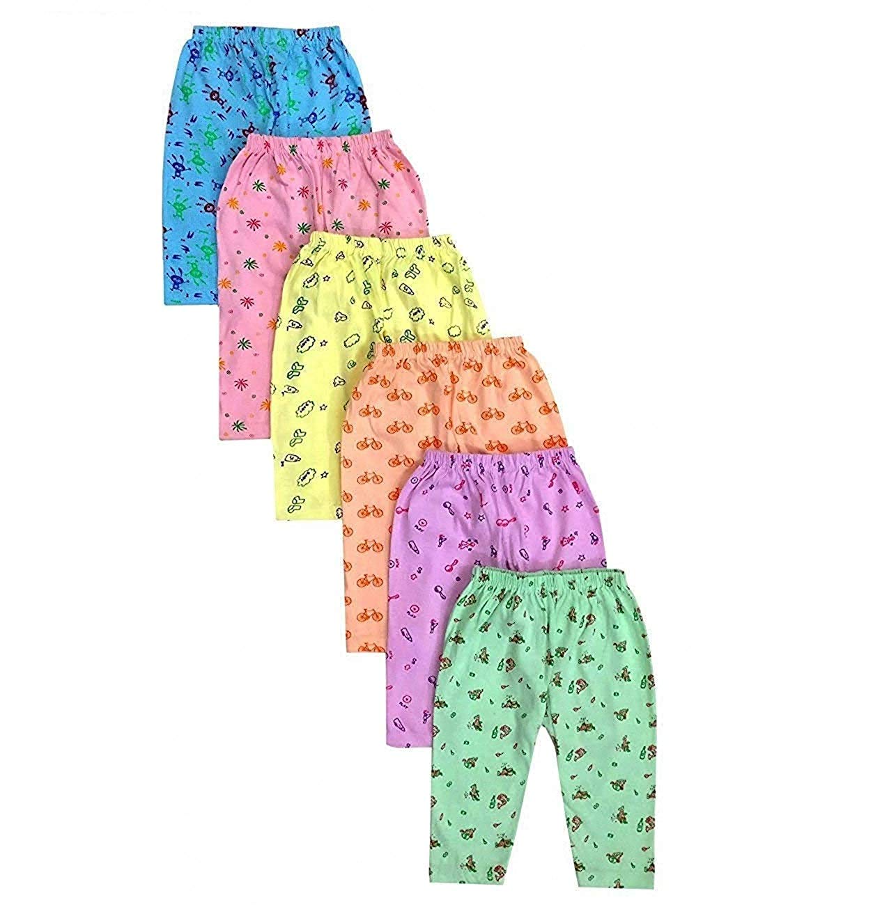 Kushi Lifestyle Pure Cotton Pyjamas for Baby Boys & Baby Girls (Pack of 6)
