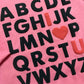 Mrocioa Valentine'S Day Outfit Alphabet Abc I Love U Shirt Girls Sweatshirt Kids Long Sleeve Heart Tops Pink 5 6 Years