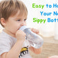Sippy Cup Conversion Kit For Philips Avent Natural Baby Bottle, Transition Kit With Silicone Sippy Spout Nipple, Weighted Straw,