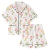 Biniduckling Baby Short Sleeve Pajamas For Toddler Boys Girls 18 Months Floral