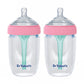 Dr. Talbot'S Silicone Anti-Colic Bottles - Self-Sterilizing Baby Bottles For Newborns - (2-Pack) 8 Oz - Pink