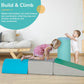 Soft Play Climbing For Toddlers Baby Climbing Toys Soft Play Equipment 5-Piece Baby Climb Soft Play Set Baby Climbing Blocks (Bl