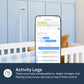 Smart Baby Camera Monitor & Floor Stand, Sensor-Free Baby Breathing Monitor, Ai Monitoring, Sleep Tracker, Baby Cry Detection, N
