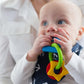 Dr. Browns Learning Loop Baby Teether Ring, Multiple Shapes and Textures, 100% Silicone, BPA-Free, 3m+