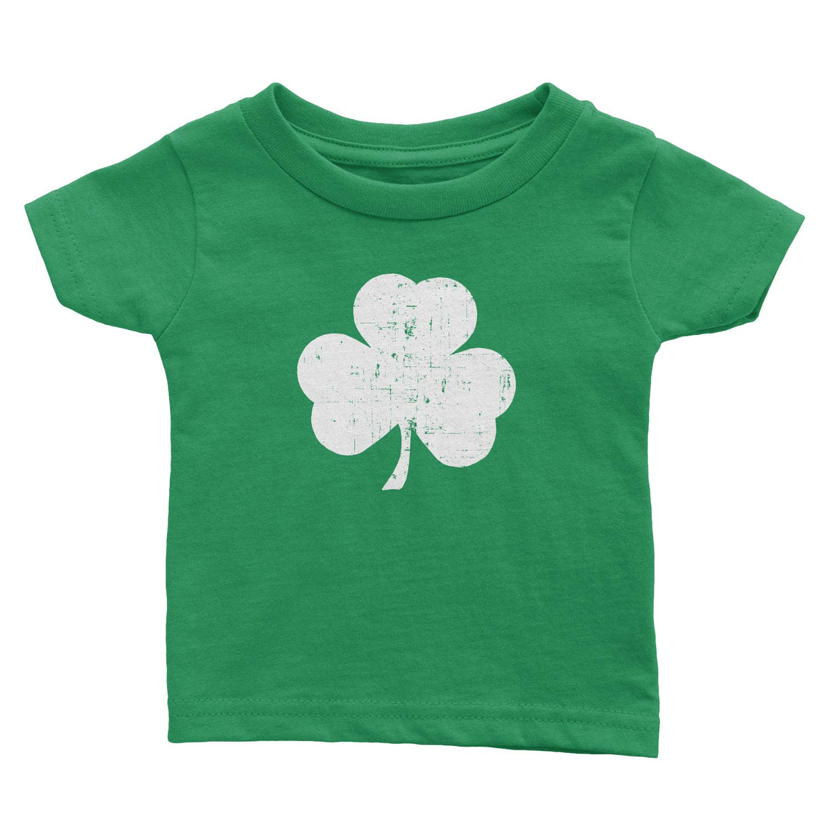 NYC FACTORY Shamrock Toddler TShirt (Distressed Design, Green, 4T)