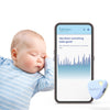 Bempu Bellybutton Smart Breathing Baby Monitor for Safer Sleep with Gentle Vibration, App Notifications, Easy to Clip, Portable,