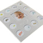Carter'S Baby'S First Year Animal Theme Silver Metal Month By Month Picture Frame, 9.75' L X 11.75' H
