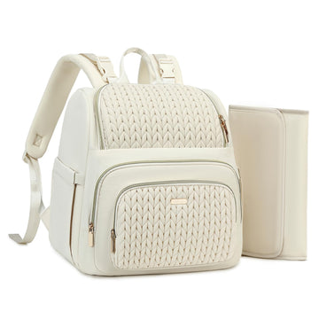 Maplelily Diaper Bag Backpack - Lightweight & Stylish, Boys, Girls & Baby Travel Essentials Tote With Changing Pad, Insulated Po