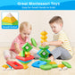 Hieoby Montessori Toys for 1 2 3 4 Year Old Boys Girls Toddlers Preschool Learning Activities 30Pcs Building Blocks Stacking Edu