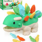 Montessori Learning Educational Toys for Baby 1 2 3 4 Year Old: Fine Motor Dinosaur Toys for Kids 2-4|Toddler Developmental Toys