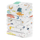 Closecret 5 Pack Baby Muslin Washcloths For Unisex 100% Cotton Wash Cloth Set For Baby Face Body Comfy And Soft For Newborn Infa
