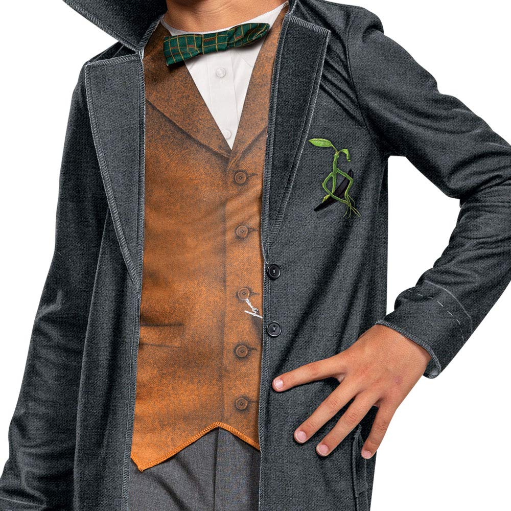 Disguise Newt Scamander Costume For Kids, Official Harry Potter Wizarding World Deluxe Fantastic Beasts Boys Outfit, Child Size