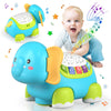Lehoo Castle Baby Crawling Toys 6-12 Months, Musical Moving Toys for Boys & Girls, 0-6 Months Montessori Infant Toys, Gifts for 