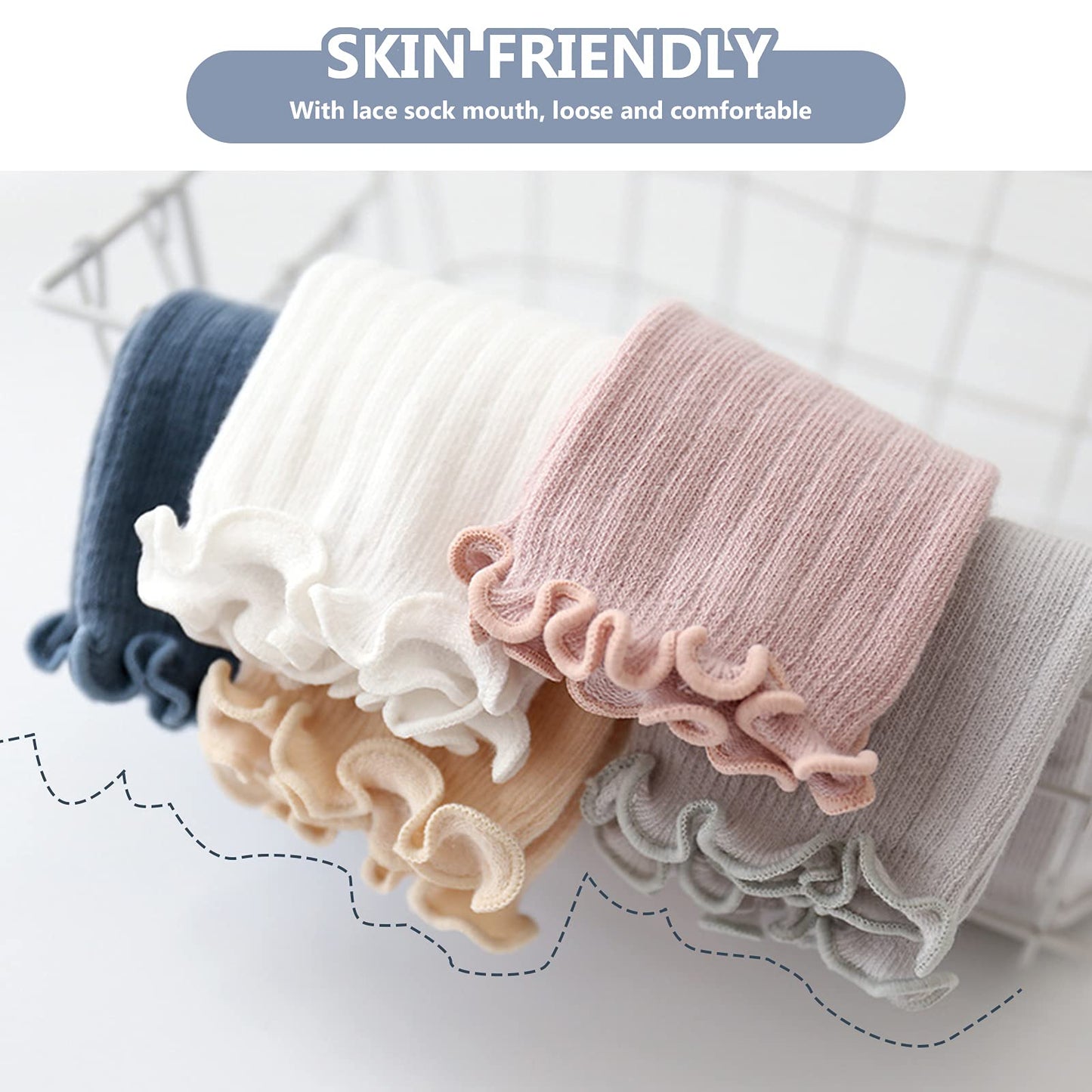 Apone Fatu Baby Knee High Socks Newborn Infants Toddlers Cotton Uniform Stockings Warm Cotton Boys Girls Stockings (As1, Age, 0_