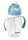 Beaba Straw Sippy Cup, Toddler Baby Straw Cup With Removable Handles, Leak And Spill Proof, Bpa Phthalate Free, 8+ Months, 10 Oz