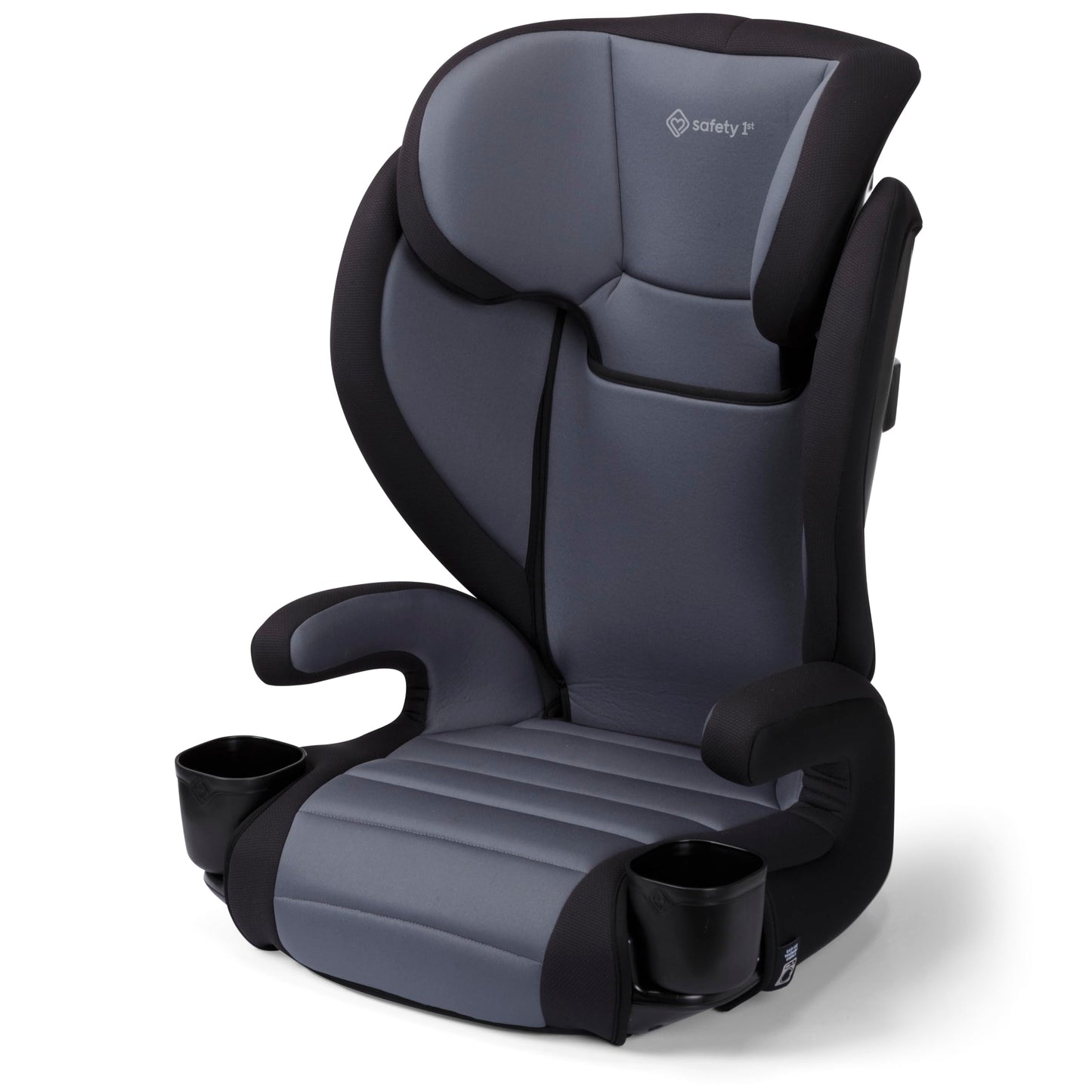 Safety 1?? Grow and Go 2-in-1 Belt-Positioning Booster Car Seat Featuring ComfortWings, Black Sand