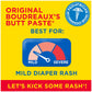 Boudreaux'S Butt Paste Original Diaper Rash Cream, Ointment For Baby, 16 Oz Flip-Top Jar