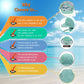 Wevswe 18-24 Months Baby Green Scales Swimsuit Girl Rash Guard Sun Protection Easy Diaper Changes With Green Swim Hat