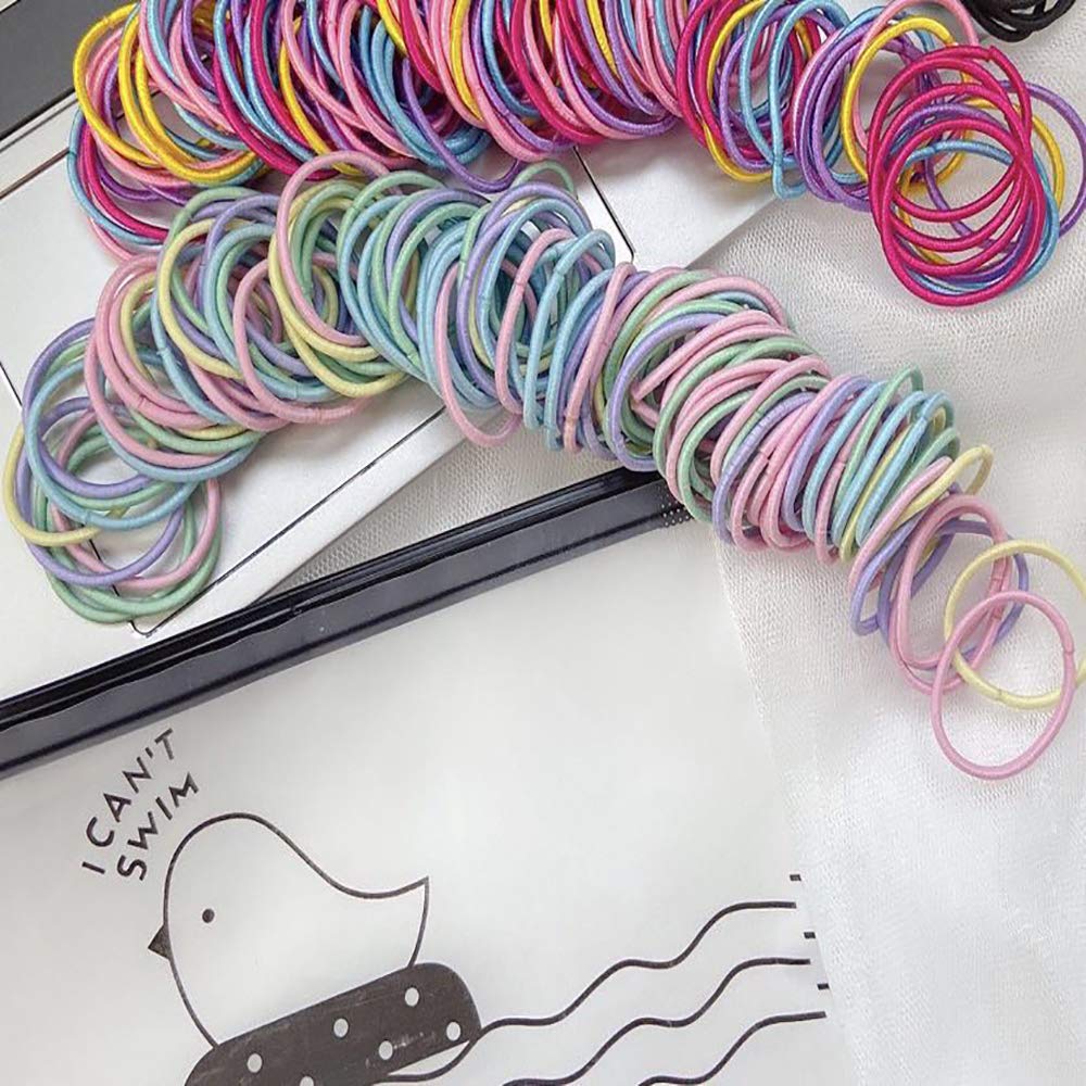 200pcs Hair Ties for Kids Hair Ties Toddler Girls for Girls Elastic Hair Bands Small Kids