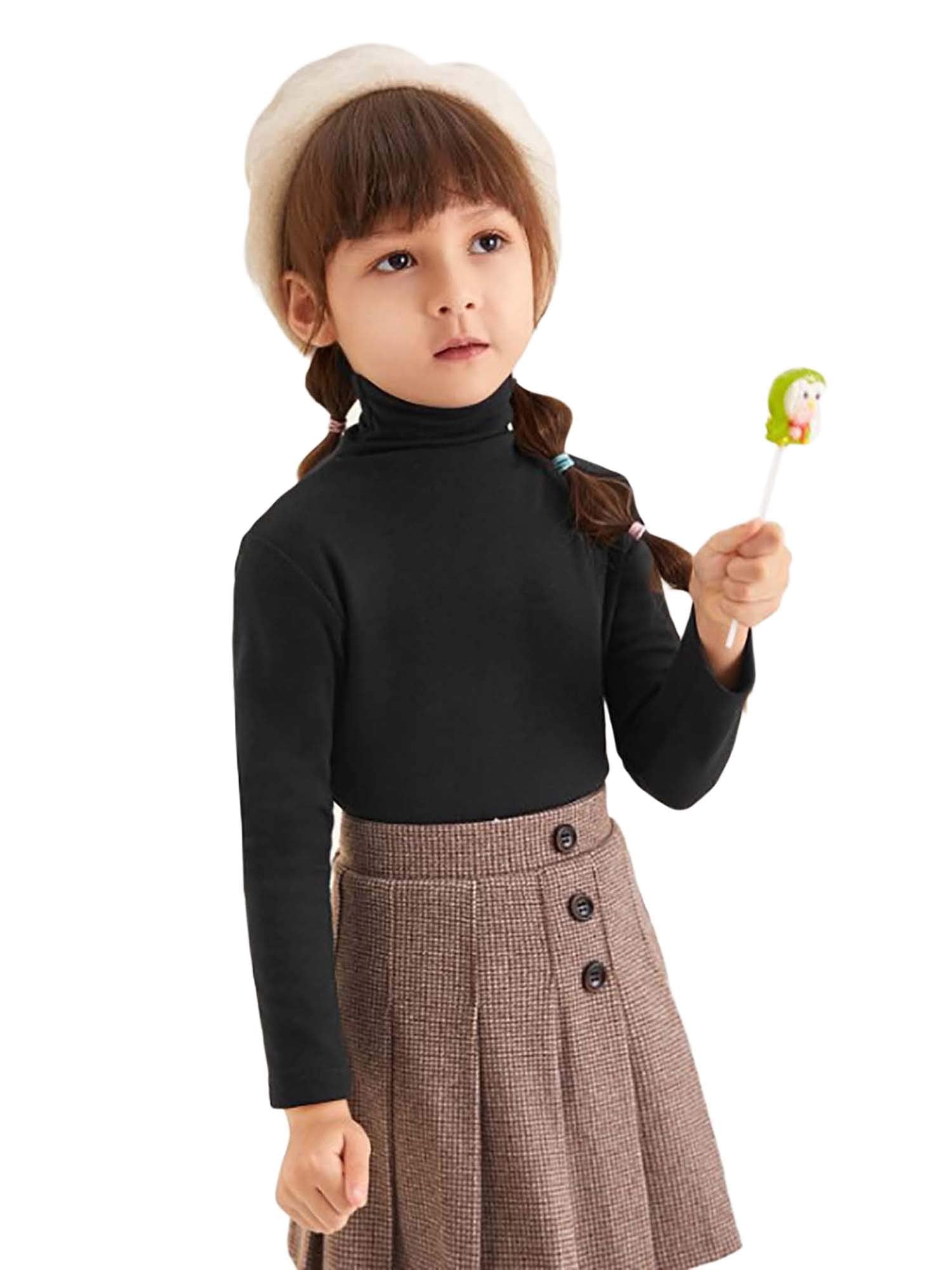 Kids Toddler Baby Little Girl Turtleneck T-Shirt Sweater Tunic Long Sl – Cutebab WBBAPB08K8W4P2V